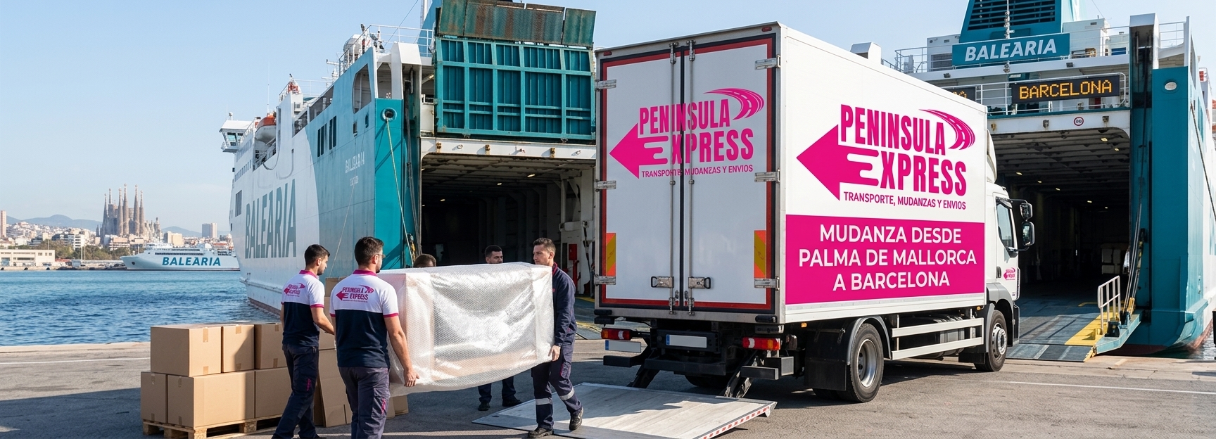 Mudanzas Mallorca península